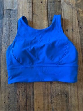 lululemon athletica Electric Blue High-Neck Sports Bra
